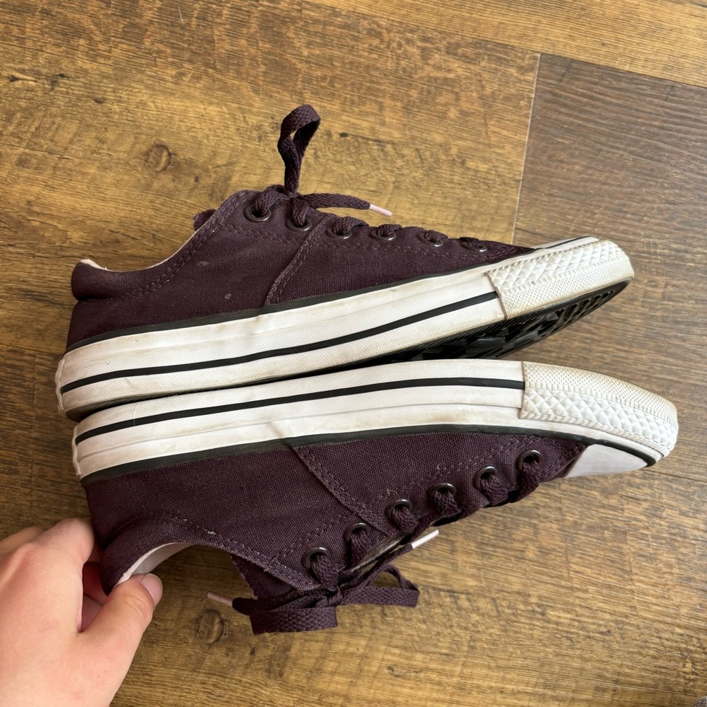 Converse All Star Low Top Purple Sneakers Women’s Size 8 - Picture 9 of 10